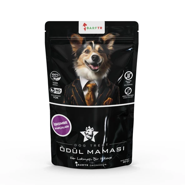 Dana İşkembe Parçaları Atıştırmalık Ödül Maması 80 GRAM Köpekler İçin ürün görseli 1