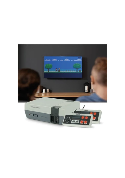 Polosmart PGM620 Retro Mini 620 Oyunlu Atari Beyaz - Resim 3