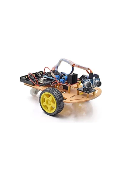 Emes Robotik Engelden Kaçan 2wd Robot Araba Kiti C1 ürün görseli 1