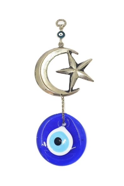 Ayyıldız Nazar Boncuğu Metal Duvar Süsü ürün görseli 1