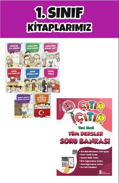 1.Sınıf Mini Birler Seti + Çıtır Çıtır Tüm Dersler Soru Bankası ürün görseli 1
