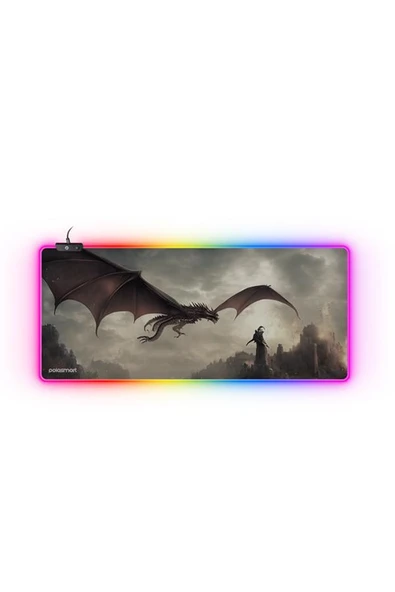 Polosmart PGM21 Işıklı Kablolu Gaming Mouse Pad ürün görseli 1