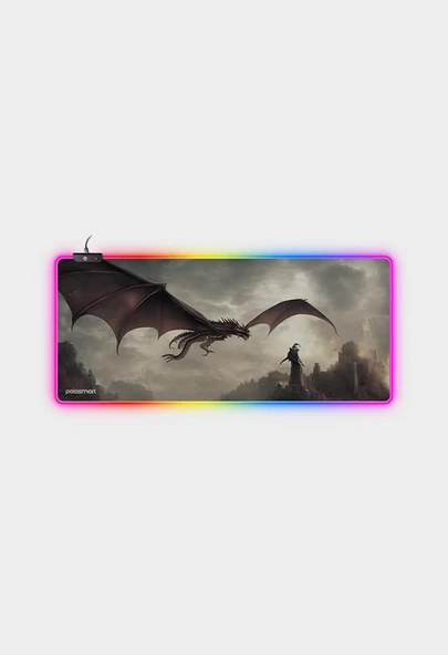 Polosmart PGM21 Işıklı Kablolu Gaming Mouse Pad - Resim 2