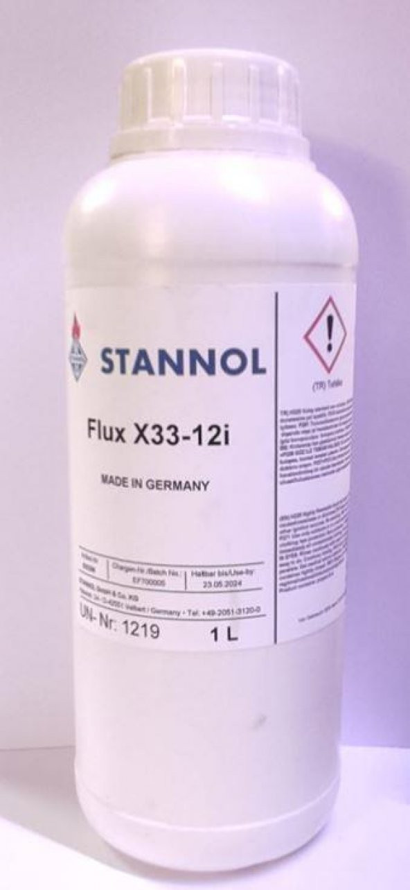 Stannol MS111 X33-12İ, No Clean Flux Temizleyici 1 Litre Made in Germany ürün görseli 1