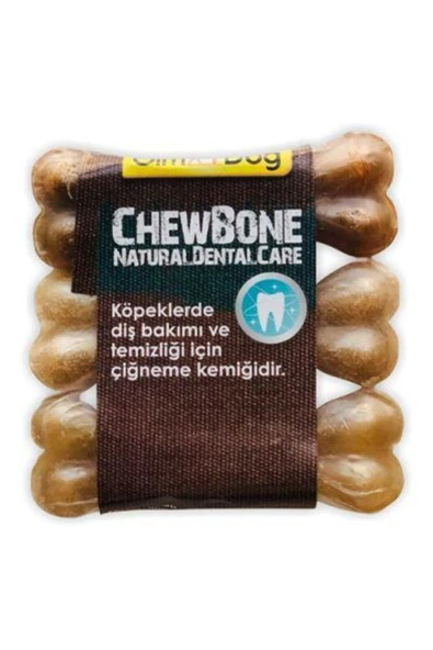Gimdog Naturel Mordimi Press Kemik 3,5 cm 3'lü ürün görseli 1