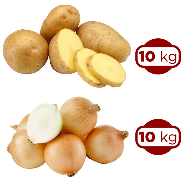 GELTAT Patates Afyon 10 Kg + Kuru Soğan 10 kg ürün görseli 1