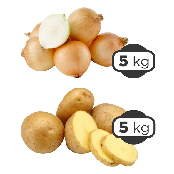 GELTAT Patates Afyon 5 Kg + Kuru Soğan 5 kg ürün görseli 1