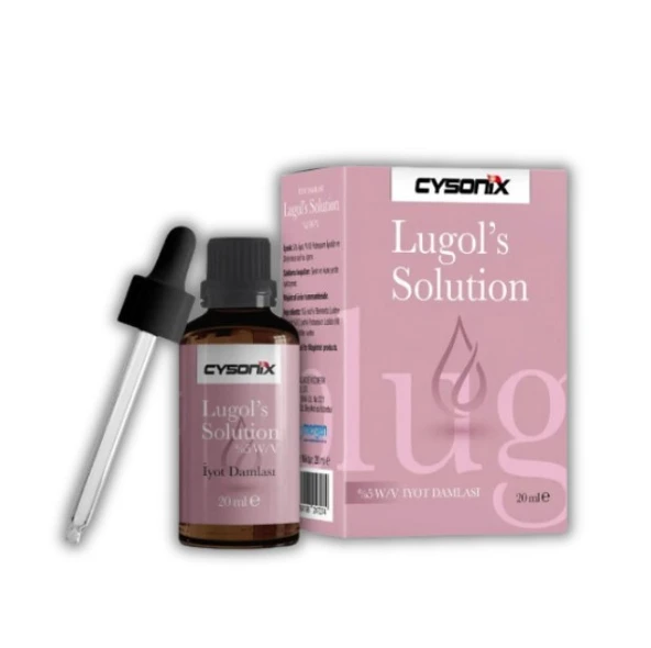 Cysonix Lugol %5 Solution İyot Damla 20 ml ürün görseli 1