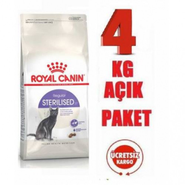 ROYAL CANİN STERİLİSED 37 KISIRLAŞTIRILMIŞ KEDİ MAMASI 4KG  (SÜRPRİZ HEDİYELİ) SKT:09.06.2027 ürün görseli 1
