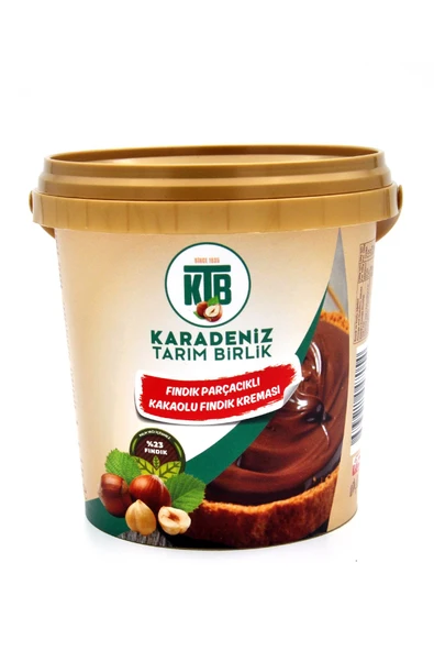 Karadeniz Tarım Birlik Fındık Parçacıklı Kakaolu Fındık Kreması 800 G Sürülebilir Çikolata 800G ürün görseli 1