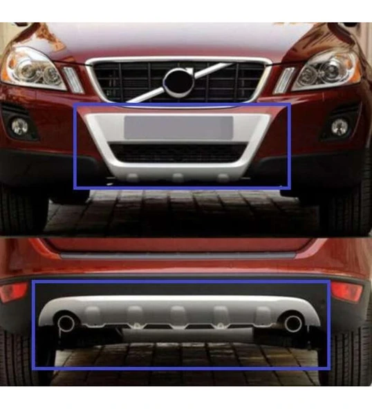 Volvo Xc60 Uyumlu 2009 2013 Ön Arka Koruma Difüzör Parça ürün görseli 1