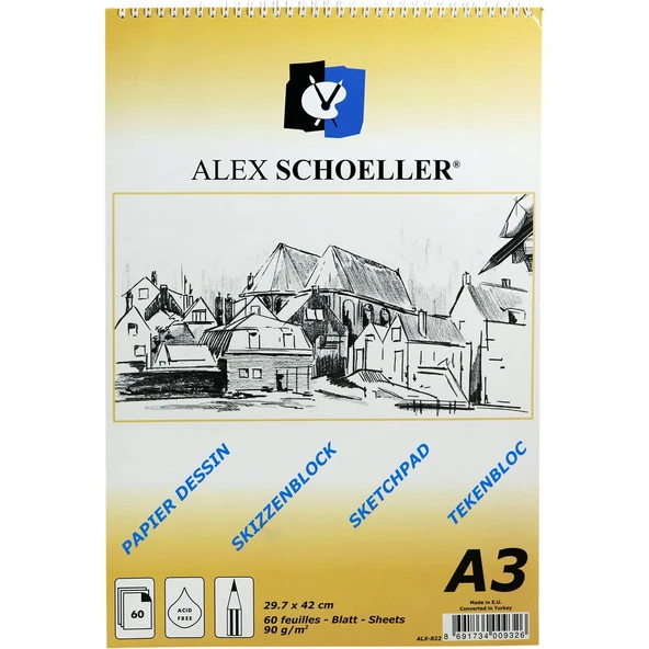 Alex Schoeller Eskiz Defter A3 ürün görseli 1