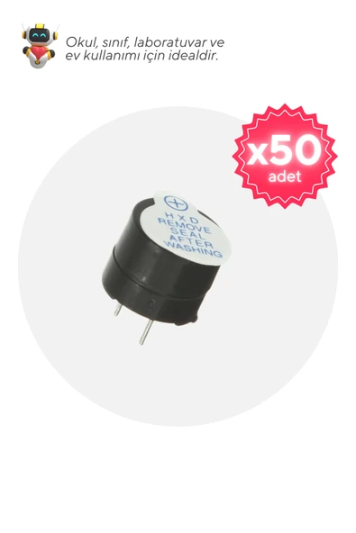 50'li Paket Aktif Buzzer - Okul ve Sınıflar için MEB Uyumlu ürün görseli 1