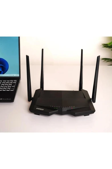 Everest SG-V1200 Dualband Wi-Fi Gigabit VDSL2/ADSL2 Antenli Kablosuz Modem ürün görseli 1