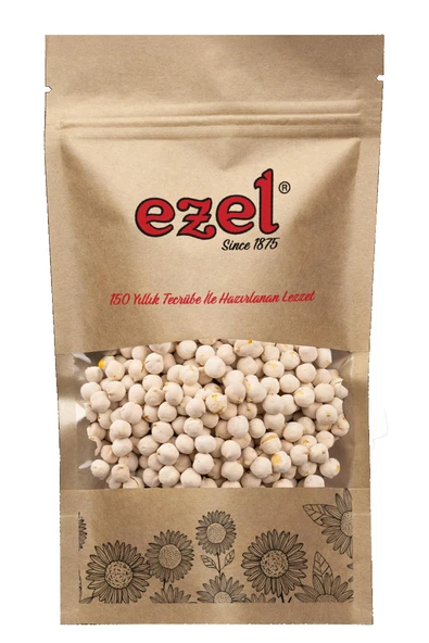 Ezel Kuruyemiş Sakız Beyaz Leblebi 500g - Taze Kavrulmuş - Zipli Ambalaj ürün görseli 1