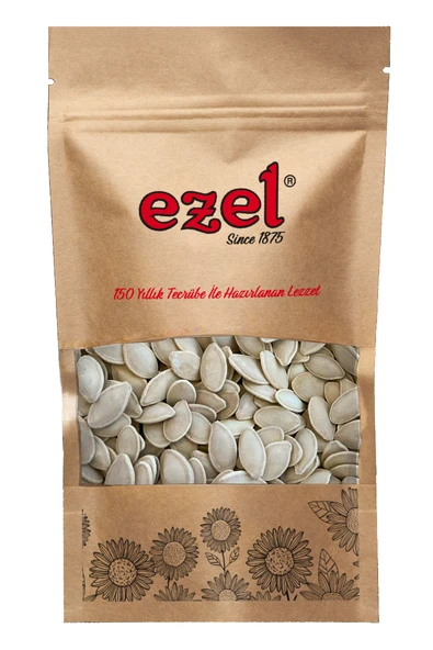 Ezel Kuruyemiş Kavrulmuş Tuzsuz Kabak Çekirdeği 500g - Zipli Ambalaj ürün görseli 1
