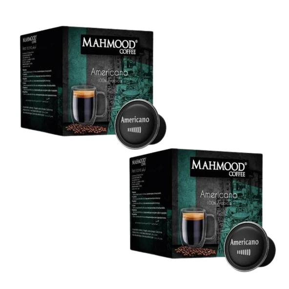 Mahmood Coffee Mahmood Dolce Gusto Americano Kapsül Kahve 16 Adet X 2 li set ürün görseli 1