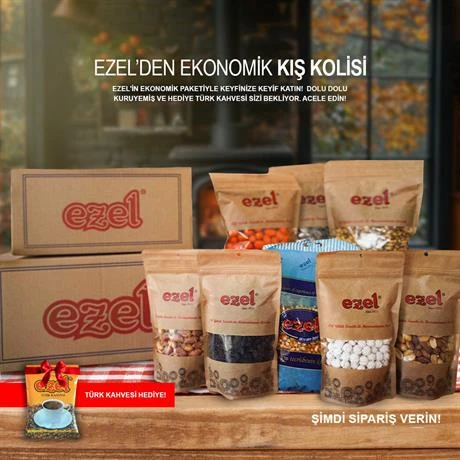 Ezel Kuruyemiş Ekonomik Kış Lezzet Seti - Sekiz Malzemeli ürün görseli 1