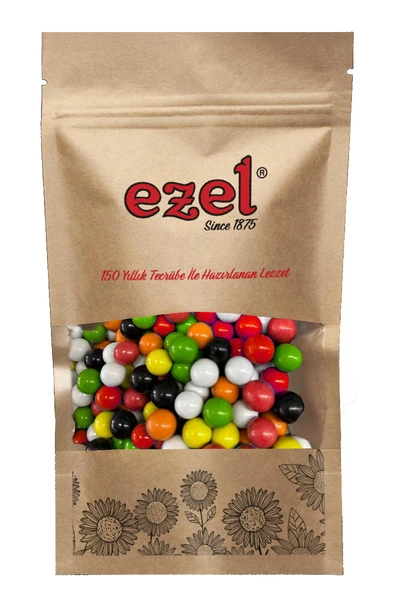 Ezel Kuruyemiş Renkli Çikolatalı Leblebi 500g - Zipli Ambalaj ürün görseli 1