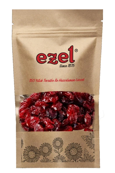 Ezel Kuruyemiş Turna Yemişi ( Cranberry/Kızılcık) 250g - Zipli Ambalaj ürün görseli 1
