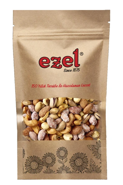 Ezel Kuruyemiş Beşli Süper Karışık 500g - Taze Kavrulmuş - Zipli Ambalaj ürün görseli 1