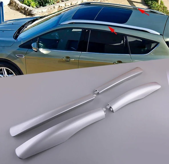 Ford Escape Uyumlu Tavan Çıtası 2013-2019 Roof Rack Oem Style Silver ürün görseli 1