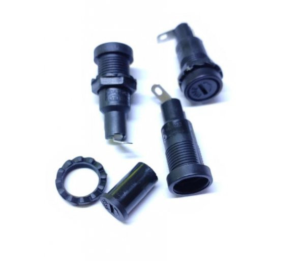 Sigorta Yuvası Avrupa Şase Tip Zh-258 ( 5x20 mm Sigortalar için Uygun ) ürün görseli 1