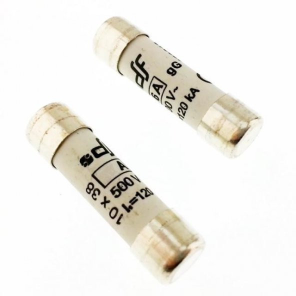 SİGORTA SERAMİK 10x38mm  T 25A  GECİKMELİ ürün görseli 1