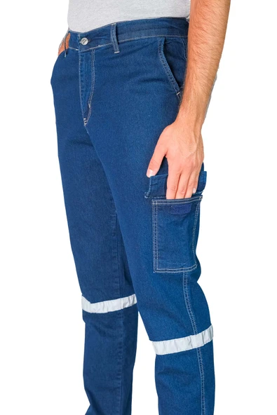 LİKRALI KOT PANTOLON - Resim 2