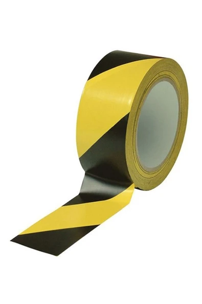 SARI SİYAH YER İŞARETLEME BANDI 5 CM ürün görseli 1