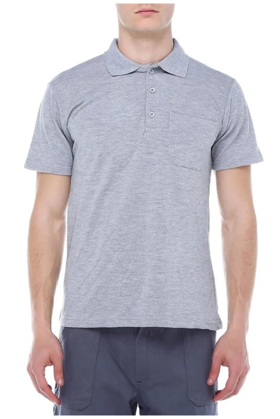 POLO YAKA GRİ TİŞÖRT - Resim 3