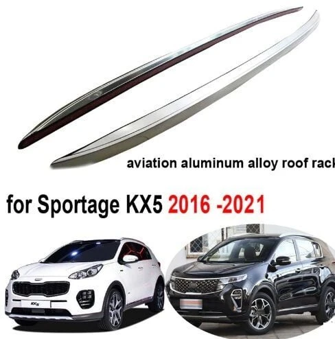 Kia Sportage Uyumlu Tavan Çıtası 2015-2021 Arası Silver Gümüş Gri ürün görseli 1