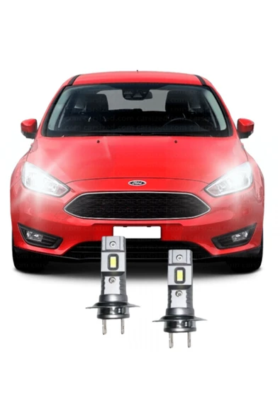 Fardoktoru FORD FOCUS 3 (2015-2018) LED KISA FAR AMPULÜ H7 Mini Led 2'li Set ürün görseli 1