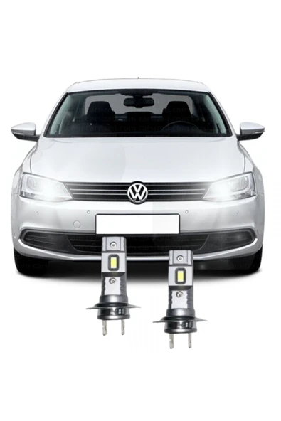 Fardoktoru VW JETTA MK6 LED H7 UZUN FAR AMPULÜ Mini Led 2'li Set ürün görseli 1