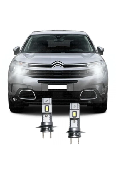 Fardoktoru CITROEN C5 AIRCROSS LED KISA FAR AMPULÜ Mini Led 2'li Set H7 ürün görseli 1