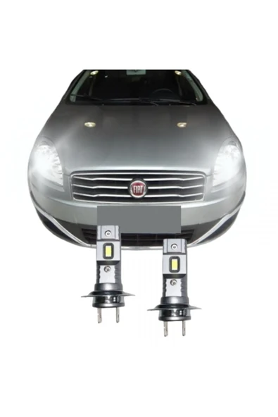Fardoktoru FIAT LINEA LED XENON KISA FAR AMPULÜ H7 Mini Led 2'li Set ürün görseli 1