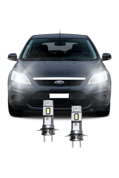 Fardoktoru FORD FOCUS 2 MAKYAJLI LED KISA FAR AMPULÜ H7 Mini Led 2'li Set ürün görseli 1