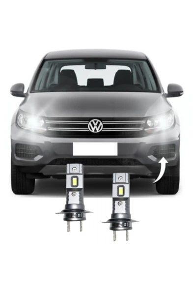 Fardoktoru VW TIGUAN LED UZUN FAR AMPULÜ Mini Led 2'li Set H7 ürün görseli 1