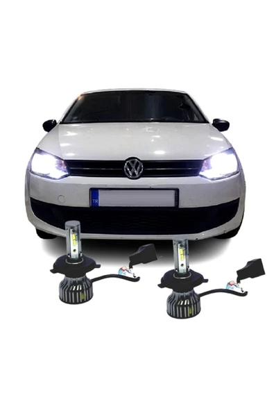 Fardoktoru Vw Polo 6 Uzun Kısa Tek H4 Led Oto Ampulü Zero ürün görseli 1