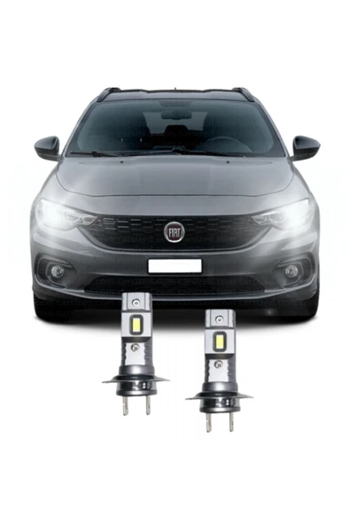 Fardoktoru FIAT EGEA MERCEKLİ FAR LED KISA FAR AMPULÜ H7 Mini Led 2'li Set ürün görseli 1