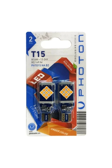 Fardoktoru T15 DUY TURUNCU LED AMPUL W16W PH7015NA ürün görseli 1