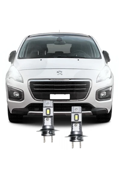 Fardoktoru PEUGEOT 3008 (2013-2016) LED KISA FAR AMPULÜ Mini Led 2'li Set H7 ürün görseli 1