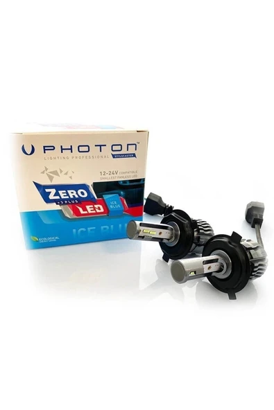 Photon Zero H4 Buz Mavisi 3 Plus Fansız Led 12v-24v ürün görseli 1