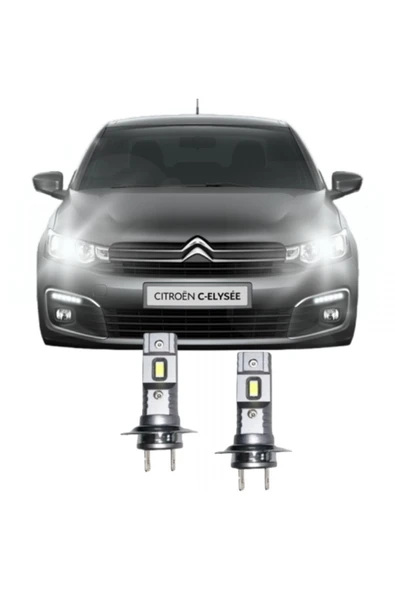 Fardoktoru CITROEN C-ELYSEE LED XENON KISA FAR AMPULÜ H7 Mini Led 2'li Set ürün görseli 1