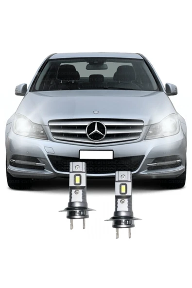 Fardoktoru MERCEDES C180 W204 LED FAR AMPULÜ Mini Led 2'li Set H7 ürün görseli 1