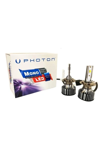 Photon Mono H7 12v-24v Led Xenon Beyaz Far Ampulü Şimşek Etkili Yeni Seri ürün görseli 1