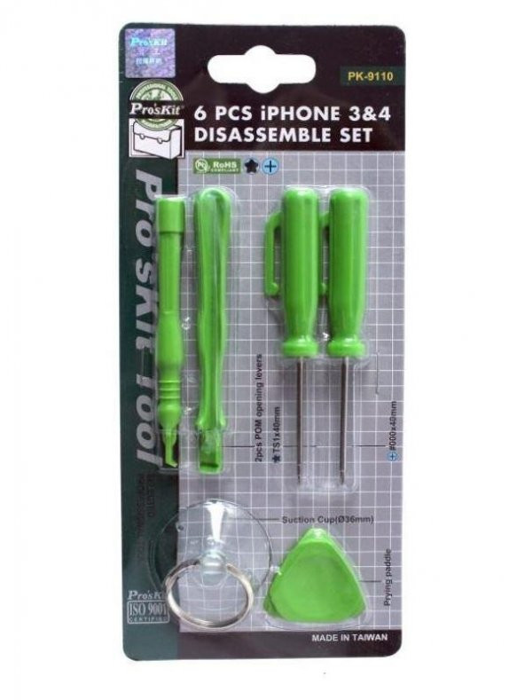 Proskit PK-9110 İphone Tornavida Seti 3&4 - Resim 2