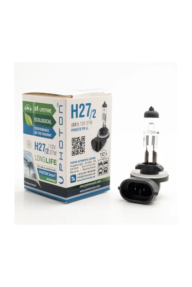 Photon H27/2 12v 27w Pr Ll +%30 Fazla Işık ürün görseli 1
