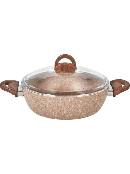 Cena Karizma Kahve Granit Karnıyarık Tencere 26 cm ürün görseli 1