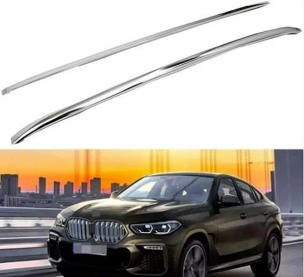 Bmw X5 Uyumlu G05 2020 Sonrası Tavan Çıtası Gümüş Gri ürün görseli 1